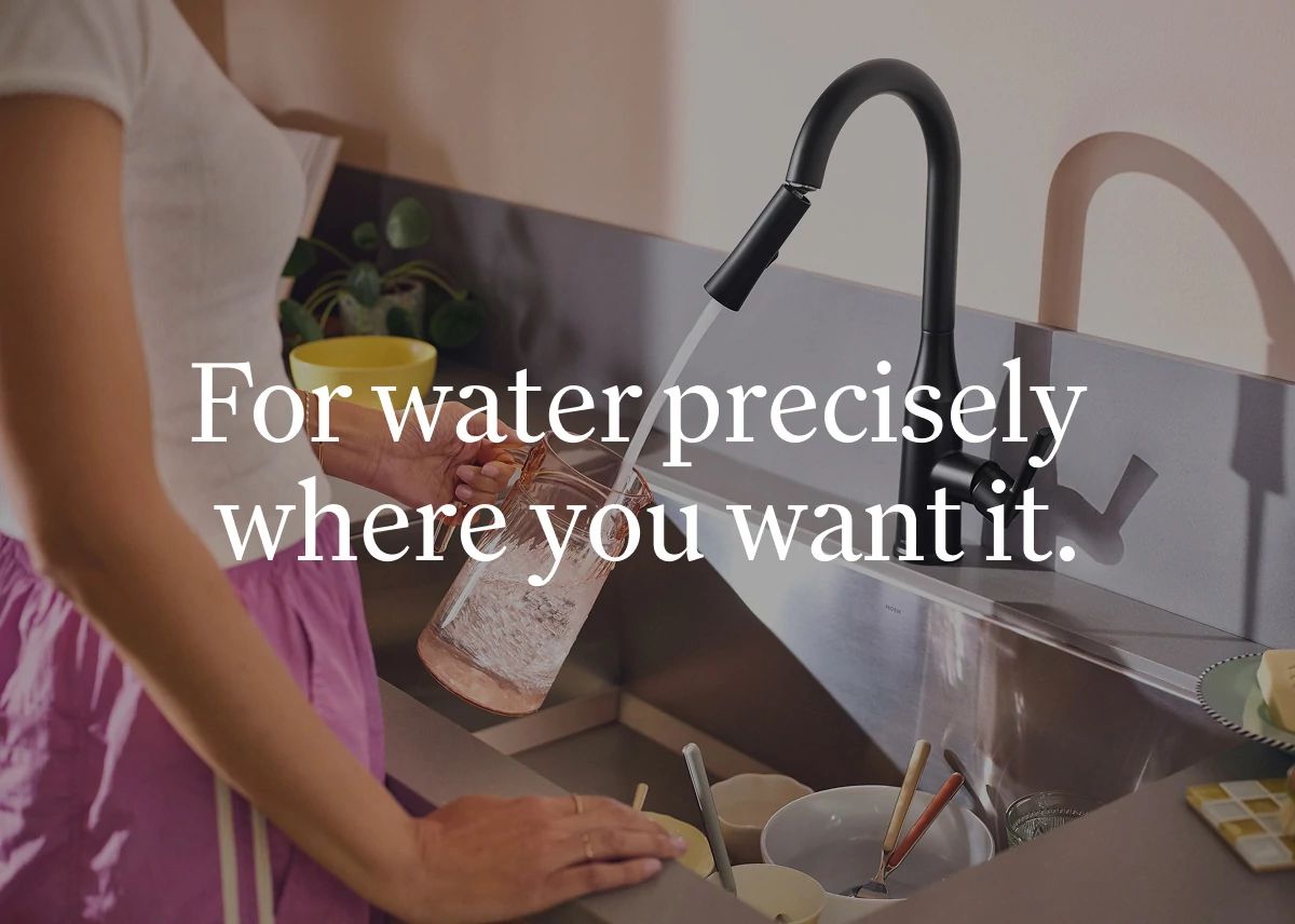 For water precisely where you want it