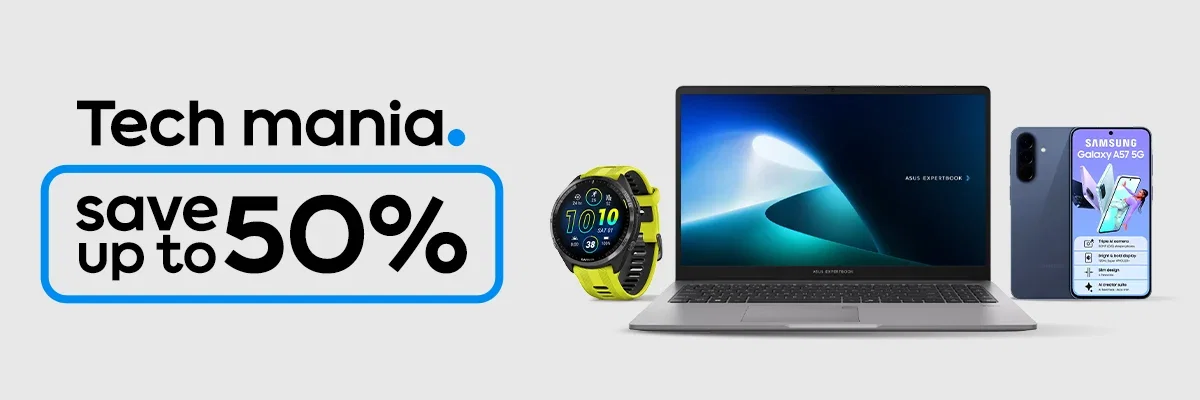 Tech mania | Save up to 50%