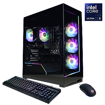 CyberPowerPC Gamer Xtreme Gaming Desktop with Intel Core Ultra 5 Processor and GeForce RTX 5060 Graphics