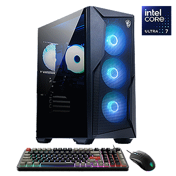 MSI Codex R2 AI Gaming Desktop with Intel Core Ultra 7 Processor and GeForce RTX 5060 Ti Graphics