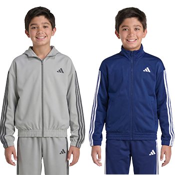 adidas Youth Tricot Full Zip