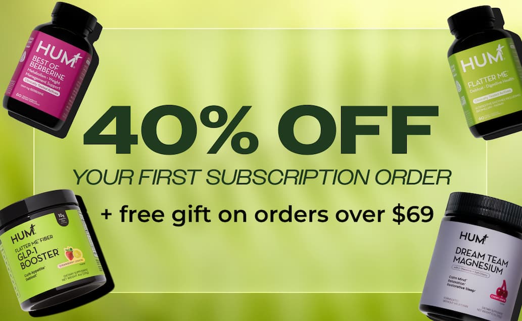 40% off your first subscription 