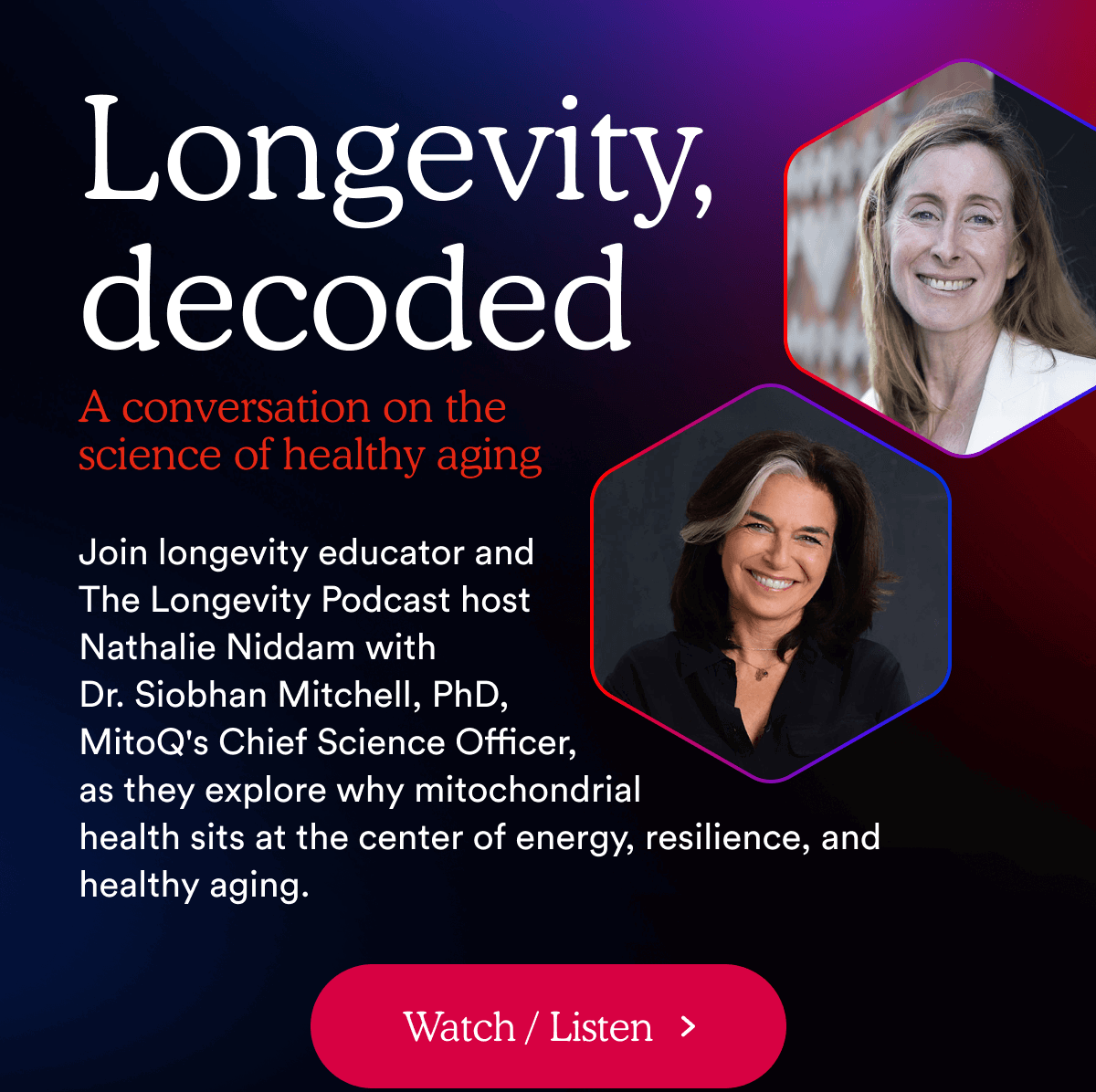 Longevity, decoded | Watch/Listen