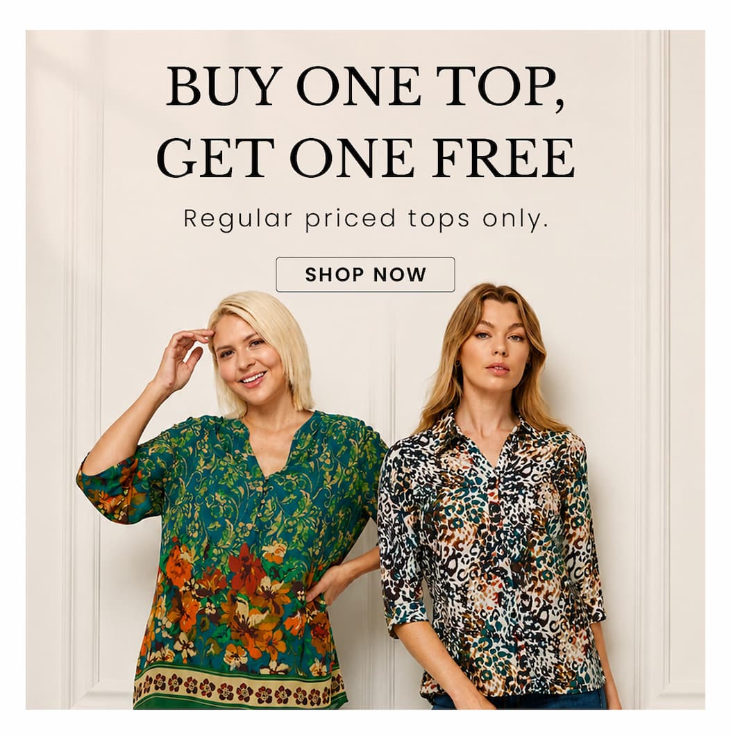 Tops BUY ONE GET ONE FREE. 