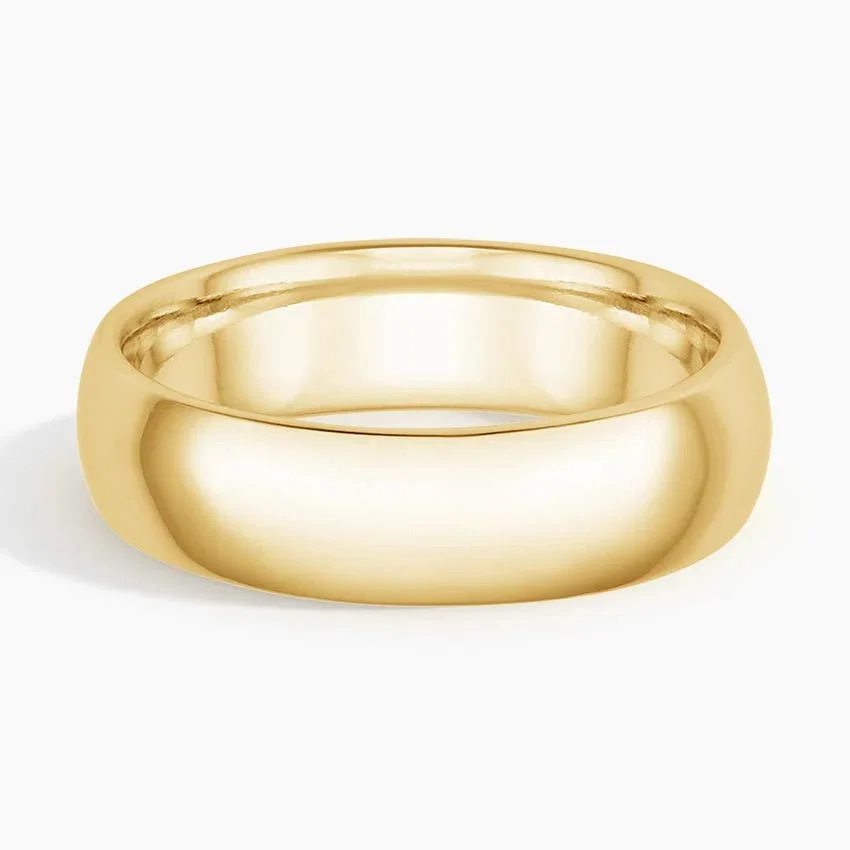 14K Yellow Gold Comfort Fit 6mm Wedding Ring