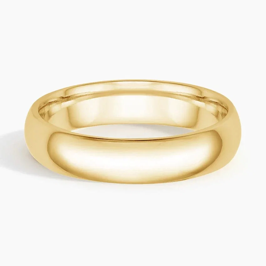 14K Yellow Gold Comfort Fit 5mm Wedding Ring