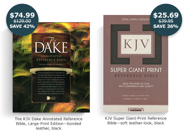 The KJV Dake Annotated Reference Bible | KJV Super Giant-Print Reference Bible