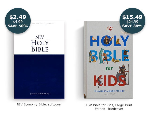 NIV Economy Bible | ESV Bible for Kids, Large Print