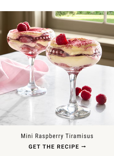 Mini Raspberry Tiramisus - GET THE RECIPE