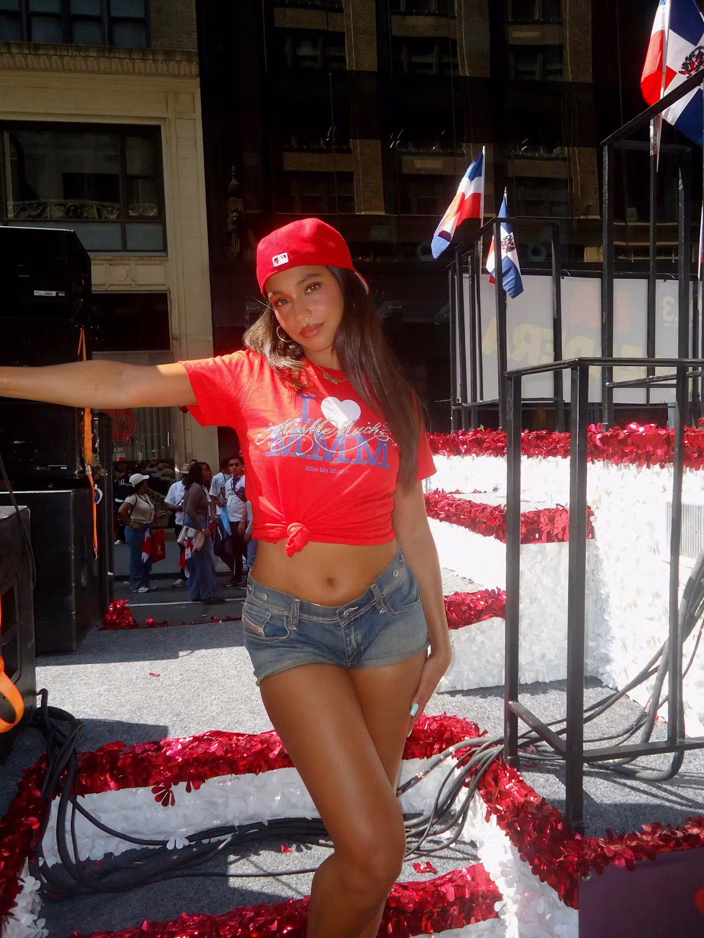 Snapbacks & Big-Ass Hoops: María Isabel Takes On The Dominican Day Parade