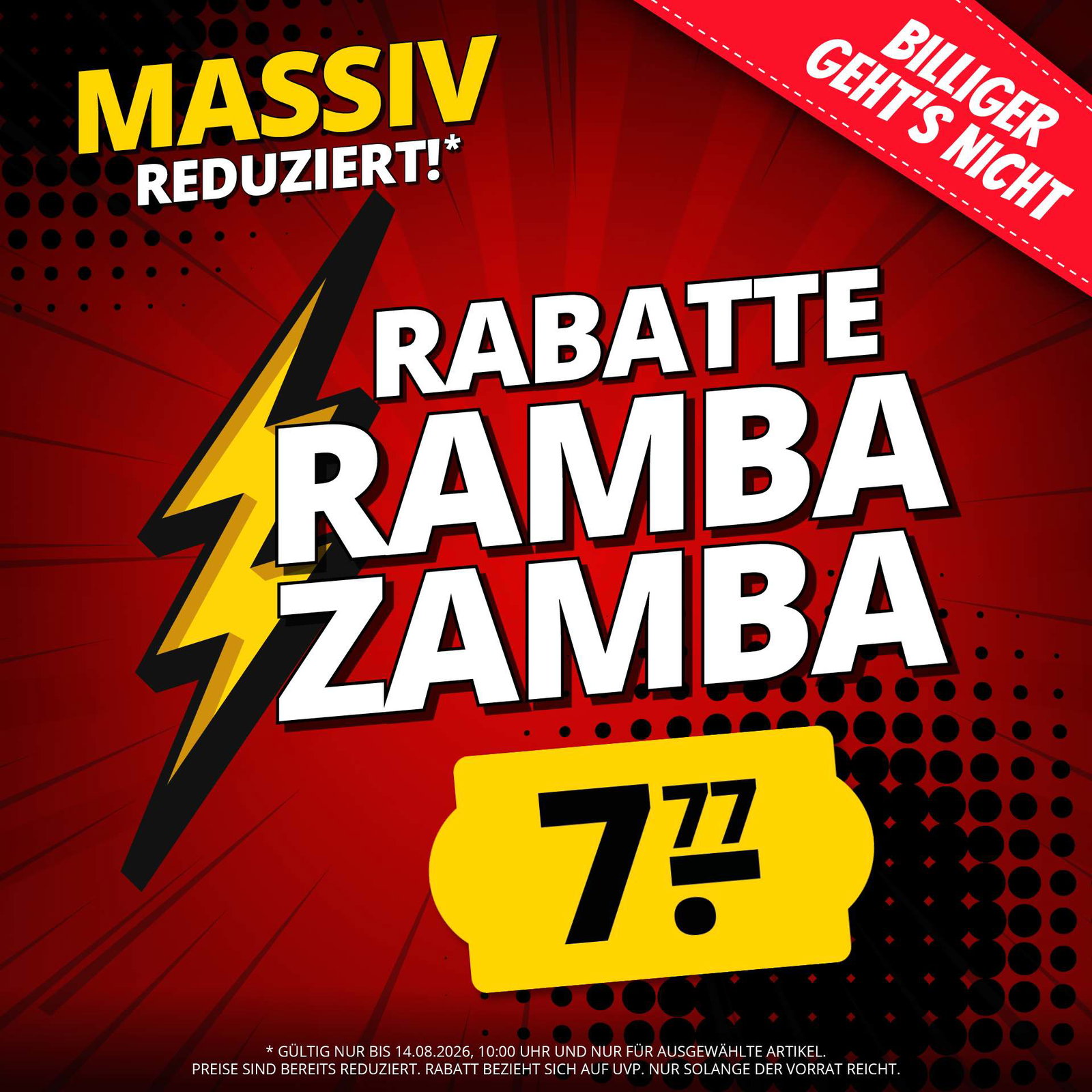 RambaZamba alles 7,77 €