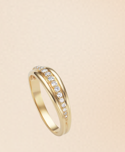 Pave Ripple Ring