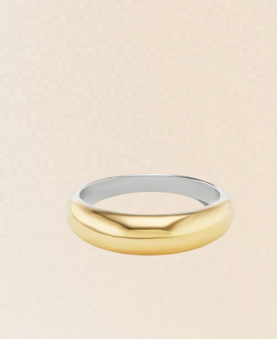 Thick Gold Tapered Band