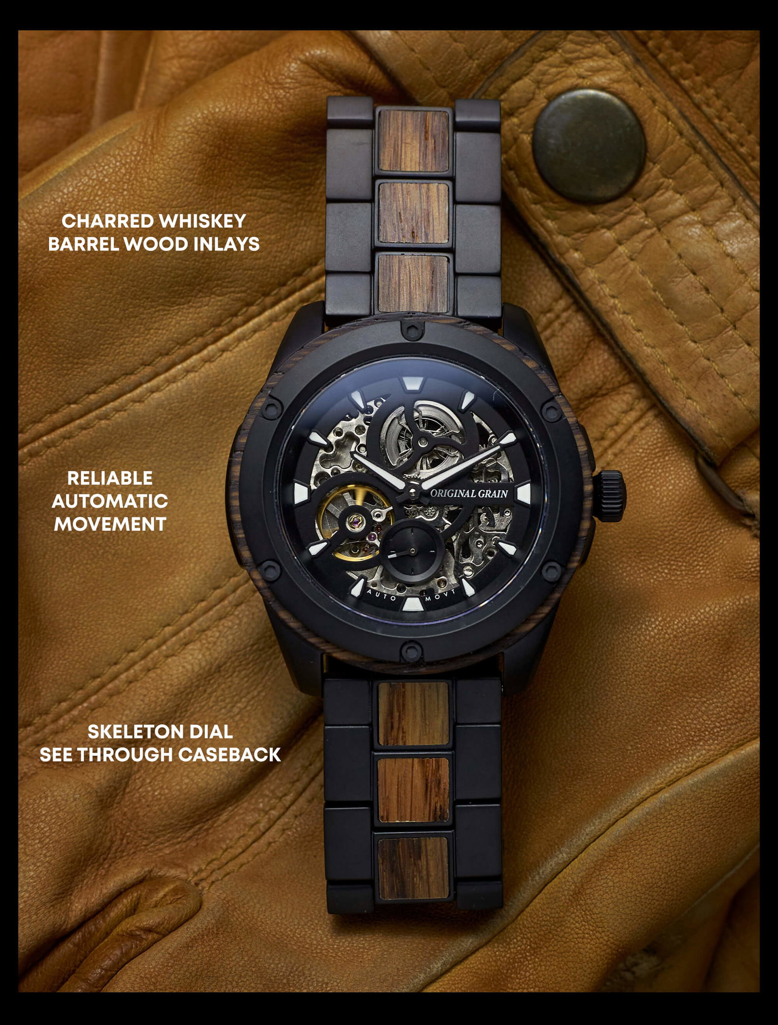 WHISKEY CHARRED RUGGED AUTOMATIC