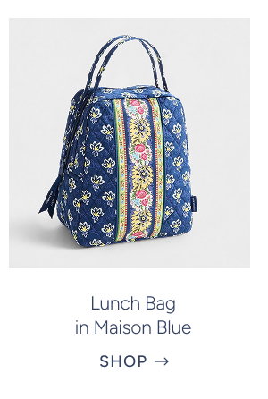 Lunch Bag in Maison Blue