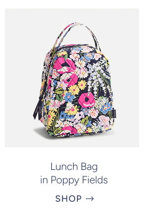 Lunch Bag in Poppy Fields