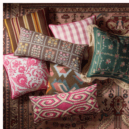 marisa needlepoint pillow cover