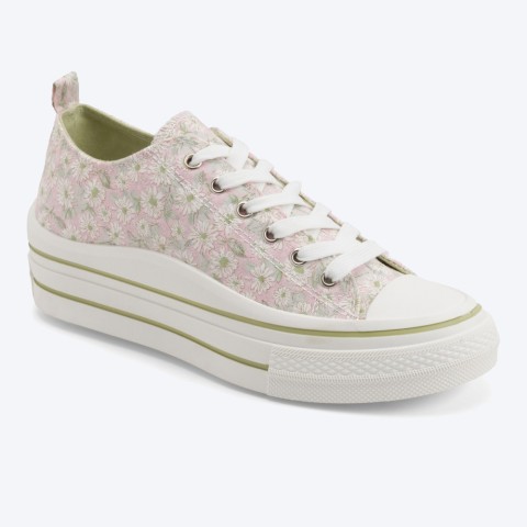 Ladies Floral Print Trainer