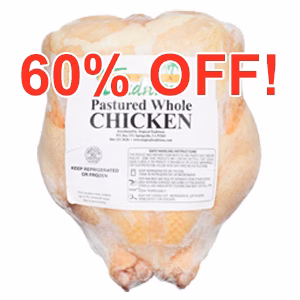 Image of Whole Pastured Chicken - approx. 5.5 lbs. each (5-chicken minimum)