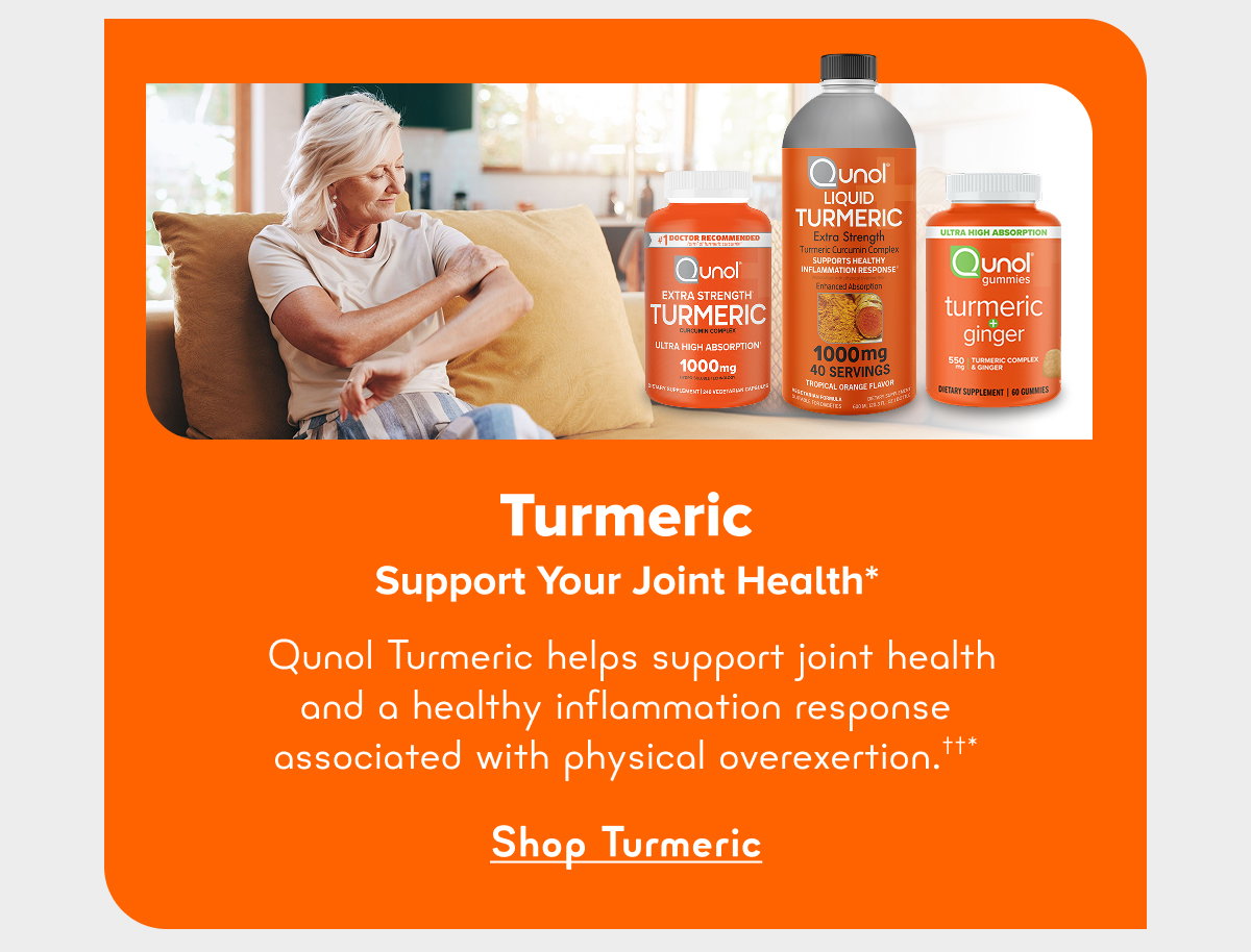 Support Your Joint Health* | Shop Turmeric