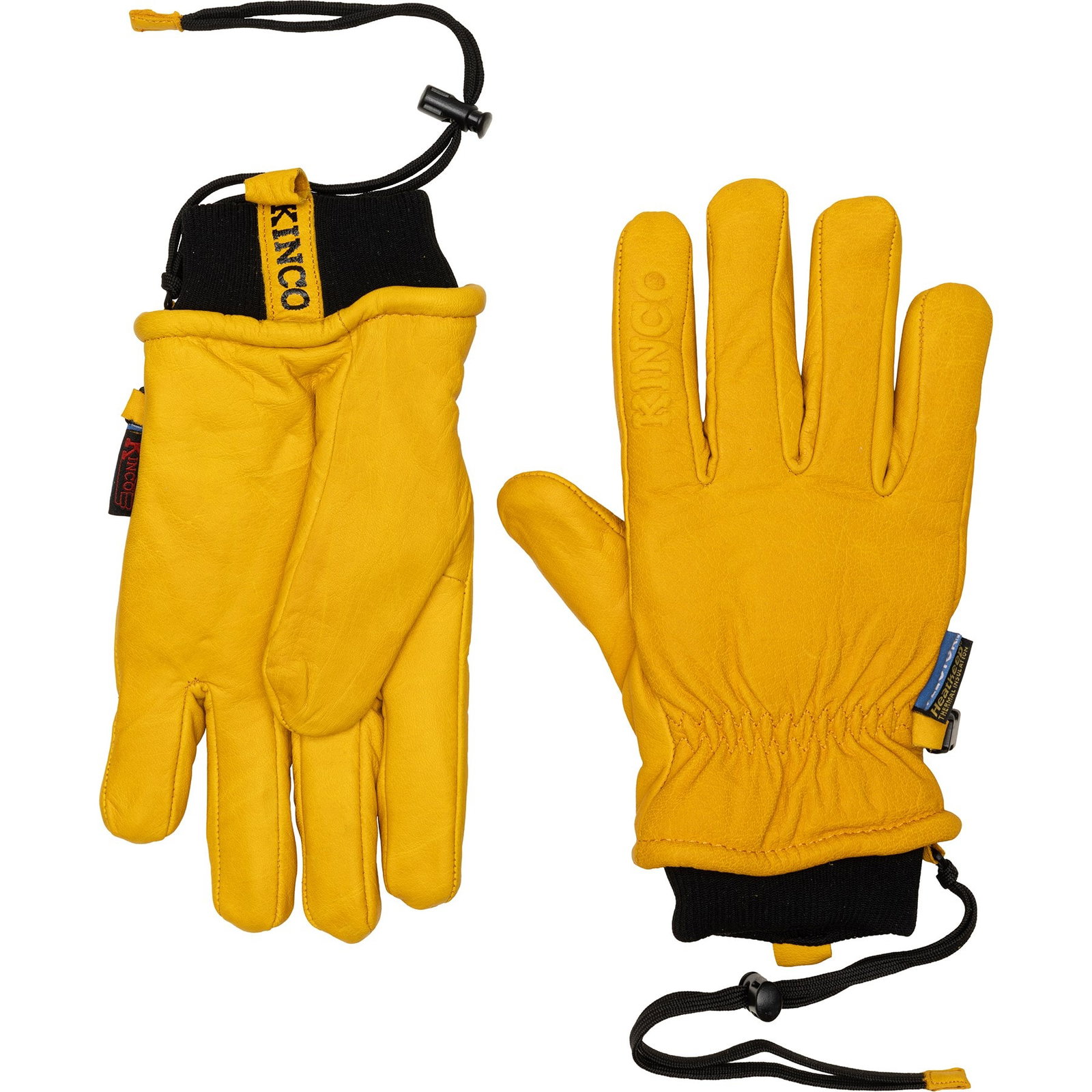 Kinco HydroFlector Wanoga Ski Gloves for Men | Tan | Size Medium | Leather