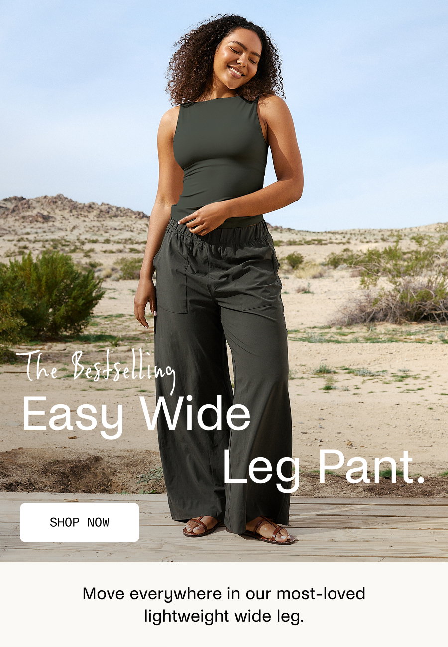 The Bestselling Easy Wide Leg Pant is a comfy flattering must-have!