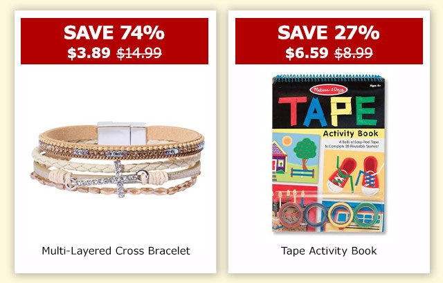 Multi-Layered Cross Bracelet | Tape Activity Book