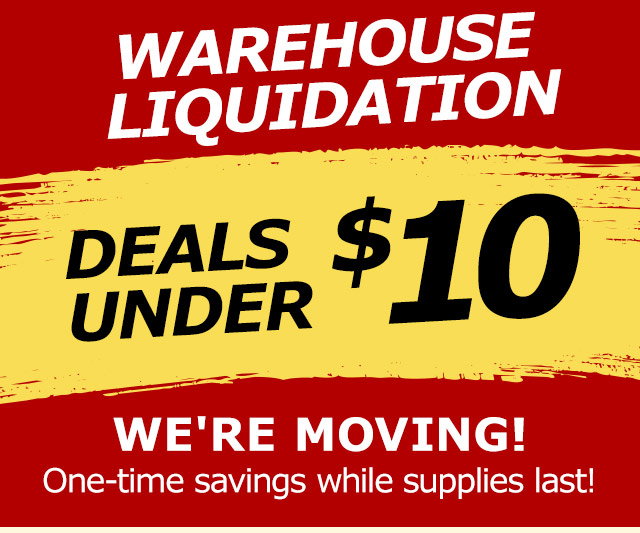 Warehouse Liquidation | Deals Under $10
