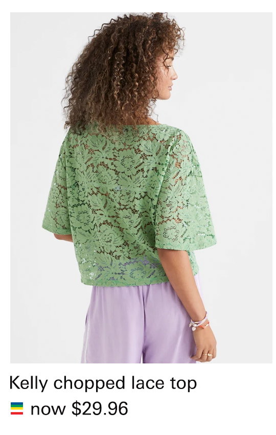KELLY CHOPPED LACE TOP 