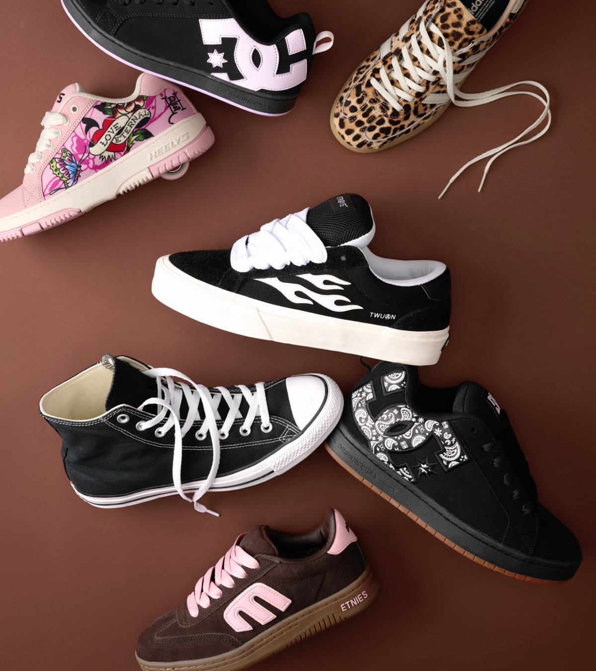 Shop all new shoes, with styles from DC, Vans, adidas and more