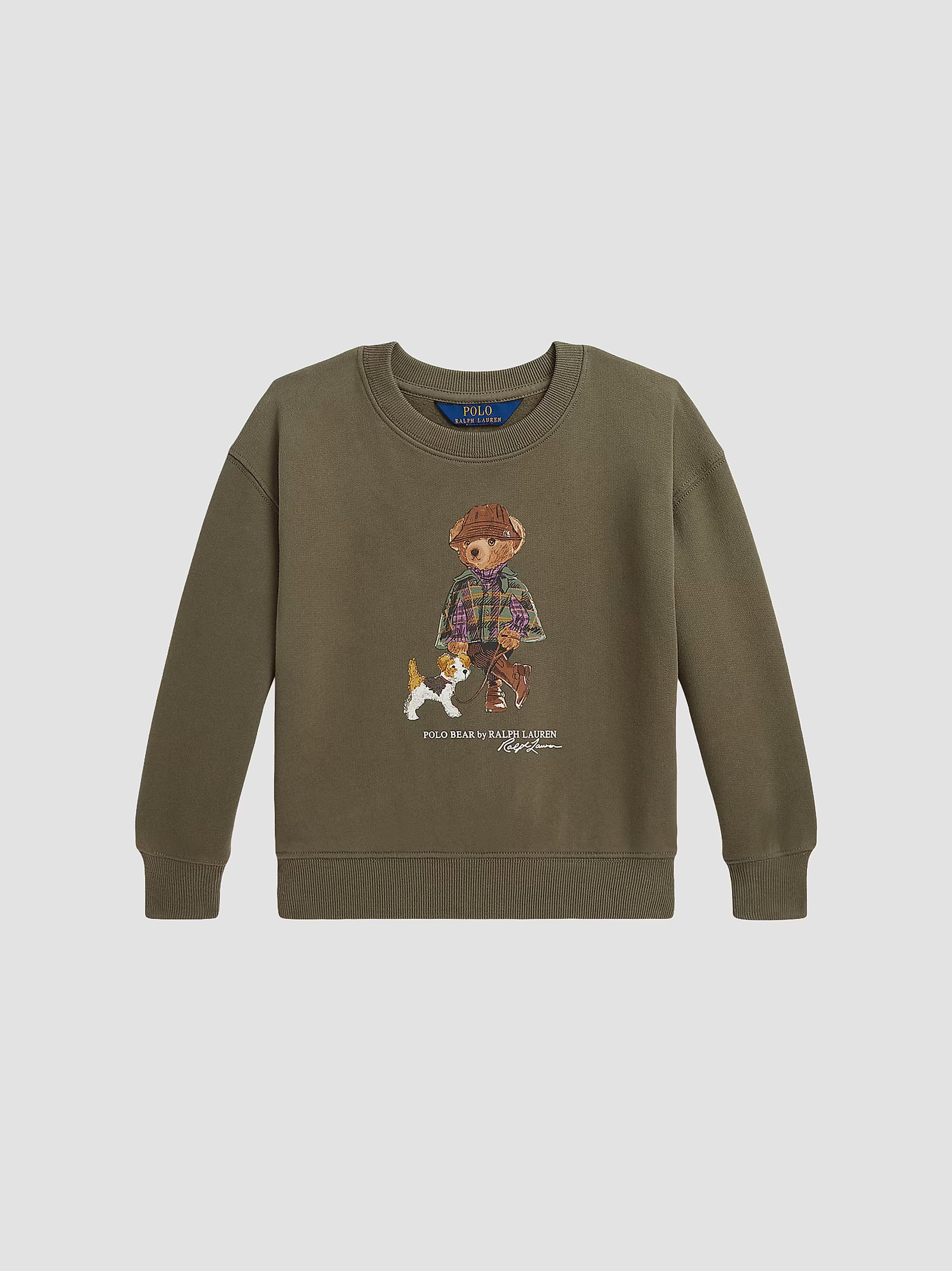 Little Girl's & Girl's Polo Bear Crewneck Sweatshirt