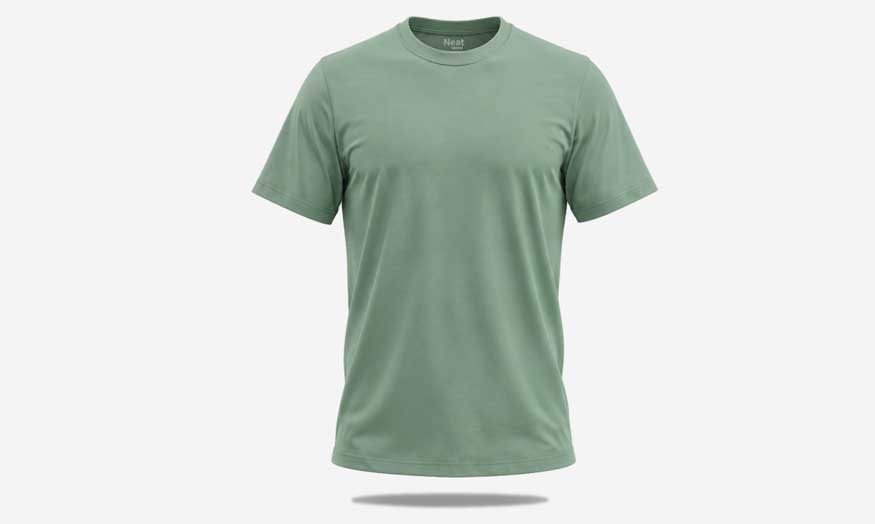 Matcha crew neck tee product shot