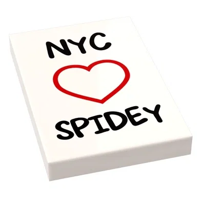NYC Loves Spidey Sign (2x3 tile)
