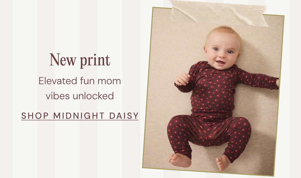 New print Elevated fun mom vibes unlocked SHOP MIDNIGHT DAISY