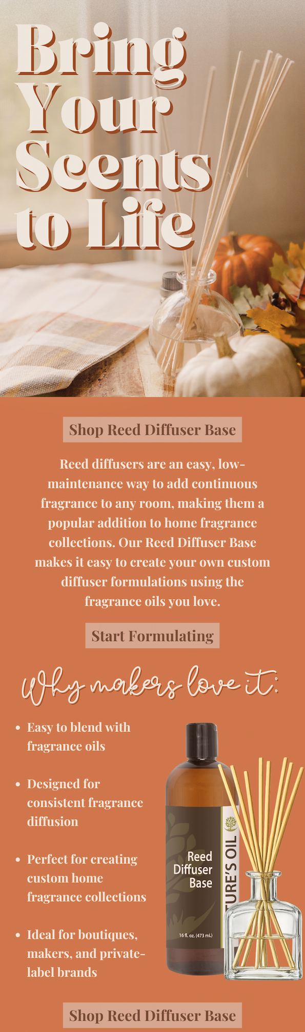 Reed Diffuser Base