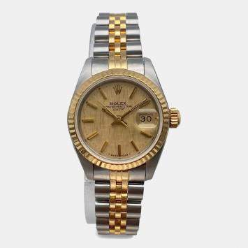 Beige Datejust 69173 Linen Dia