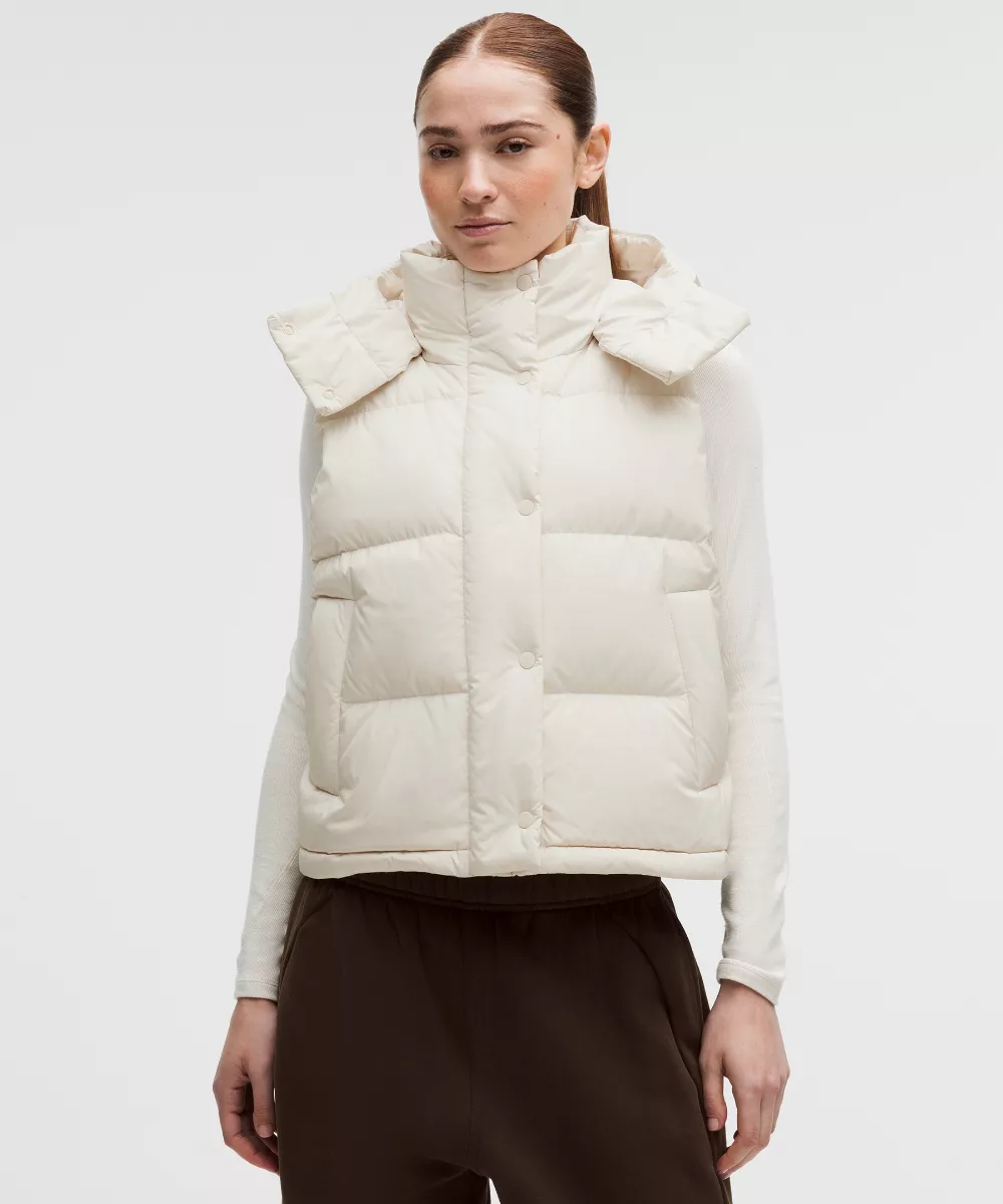 Wunder Puff Cropped Vest Updated Fit