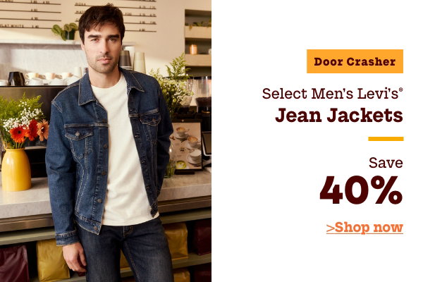 Door Crasher Select Men's Levi's Jean Jackets Save 40%
