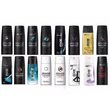 12-Pack AXE Body Spray Deodorant 