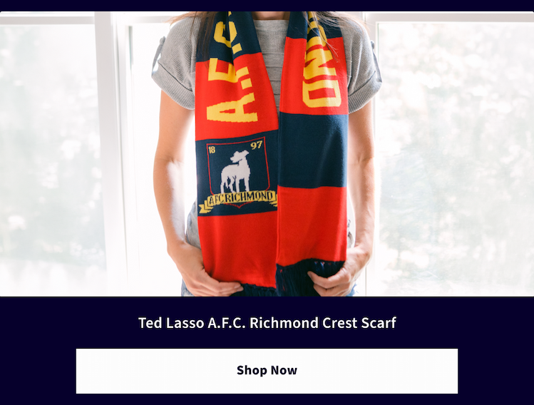Ted Lasso A.F.C. Richmond Crest Scart