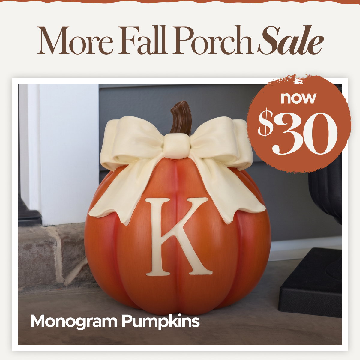 Fall Porch Sale