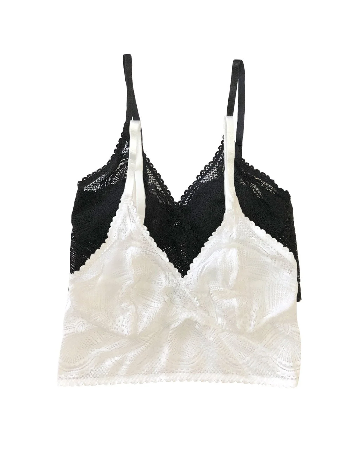 Image of Finesse Super Stretchy Cami Bralette 2-Pack