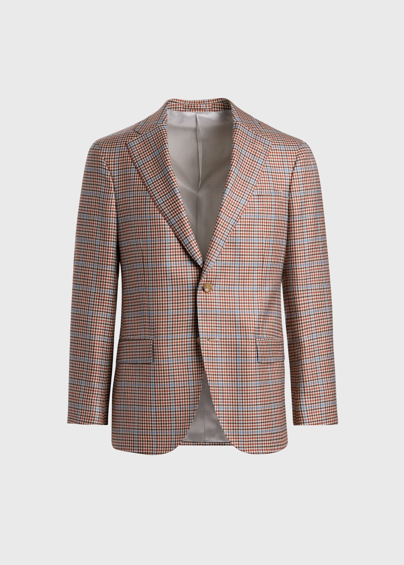Image of CASHMERE & SILK PLAID JACKET