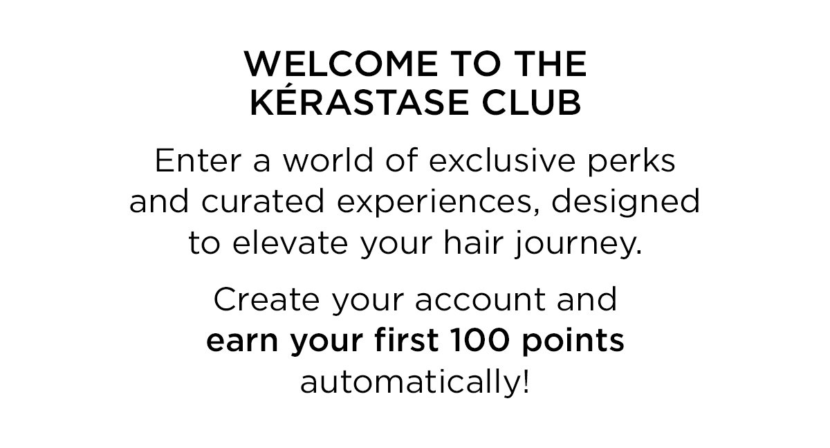 Create your Account today and earn your first 100 points automatically!
