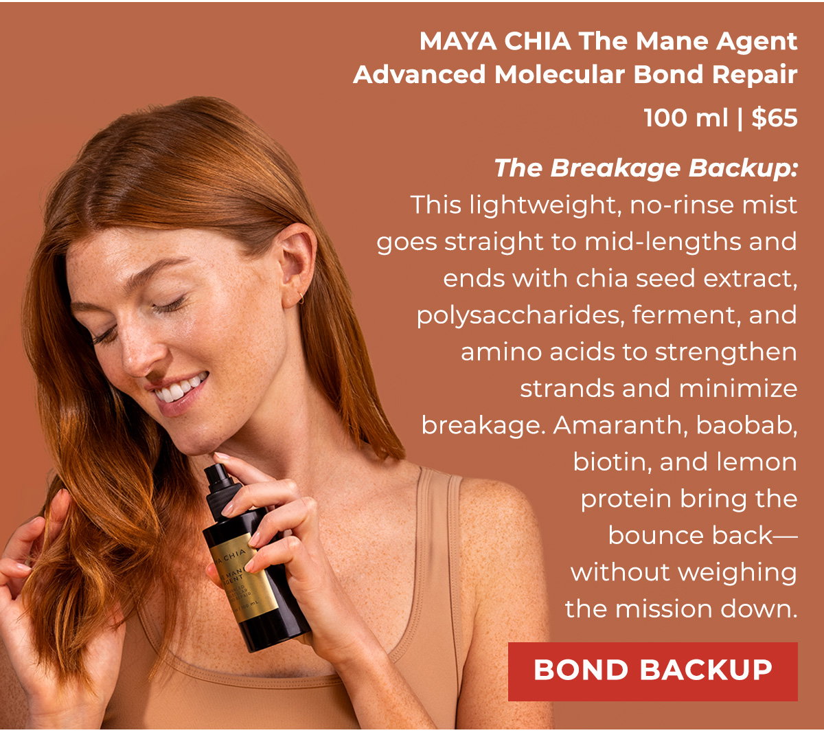 Maya Chia The Mane AgentAdvanced Molecular Bond Repair - 100 ml | $65 