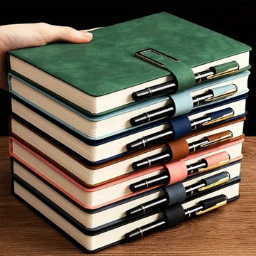 Vintage A5 Leather Smooth Lined Writing Pages, Durable Everyday Design, Elegant Professional Appearance
