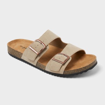 Men's Saul Suede Two Band Sandals - Goodfellow & Co