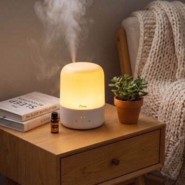 Crane 3-in-1 Cool Mist Humidifier with Essential Oil Diffuser and Sleep Support Light