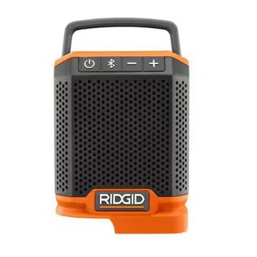 RIDGID 18V Cordless Speaker with Bluetooth Wireless Technology (Tool only)