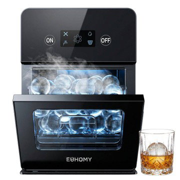 EUHOMY Portable Sphere Ice Maker IM024-SBL